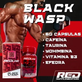 Precursor De Testosterona  Termogénico Black Wasp 90 Cáps                                                                                             