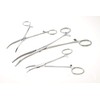 Apical 6-Piece Hemostat Forceps Set - Stainless Steel Straight &