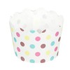 Pearl Metal D-2675 Bakegee Paper Muffin Cups, Dots, 12 Pieces
