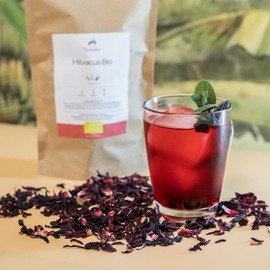 Organic Hibiscus Flower Cut Tea 200g - Hibiscus Tea, Bissap, Karkade