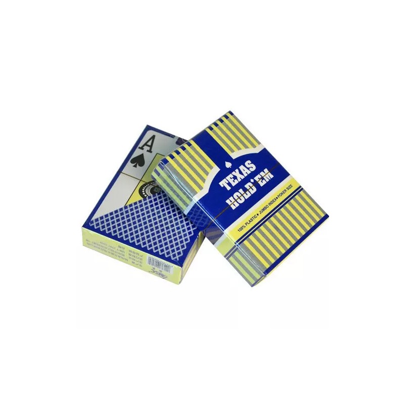 10 Decks TEXAS HOLD EM 100% Plastic Playing Cards Poker