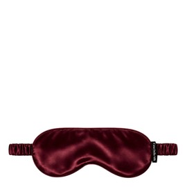 Casa Della Silk La Notte Mulberry Silk Sleep Mask – Bordeaux Red