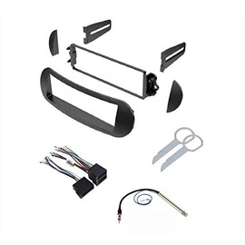 ASC Car Stereo Dash Kit, Wire Harness, Antenna Adapter, and Radio Tool for Installing a Single Din Radio for select VW Volkswagen Beetle Vehicles - Compatible Vehicles Listed Below