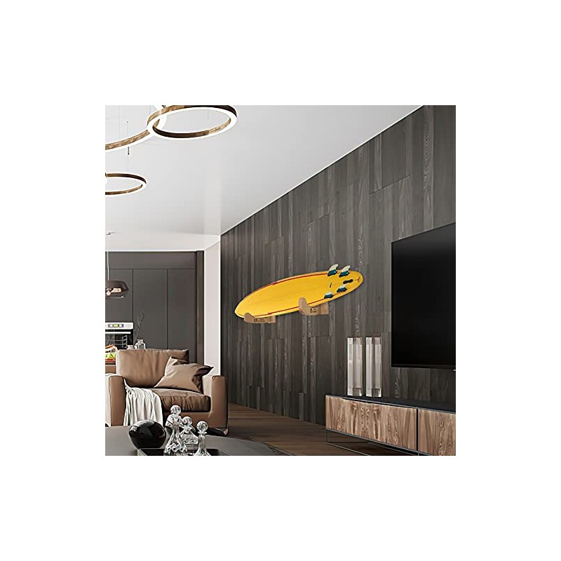 TWO STONES Wall-Mounted Surfboard Rack - Versatile Storage Solution