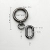 [FUSSED] 2pcs Key Ring, Backpack Buckle, Spring Gate O-Ring Round