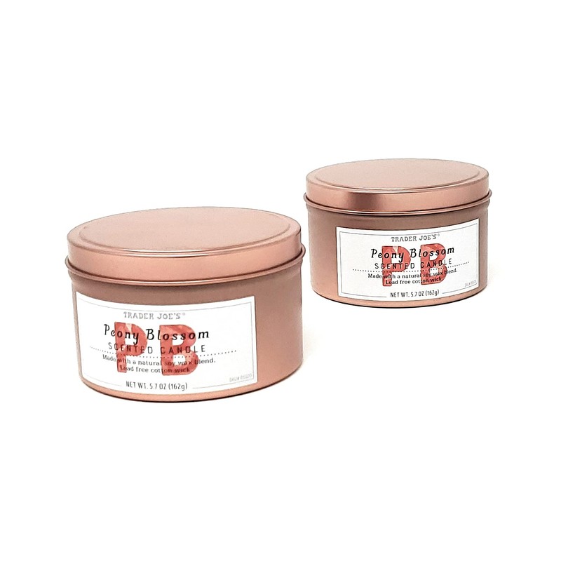 Trader Joe's - Peony Blossom Candle NET WT. 5.7 OZ