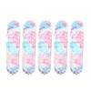 5PCS Round Hand Grip Ring Printed Silicone Fidget Toy Finger