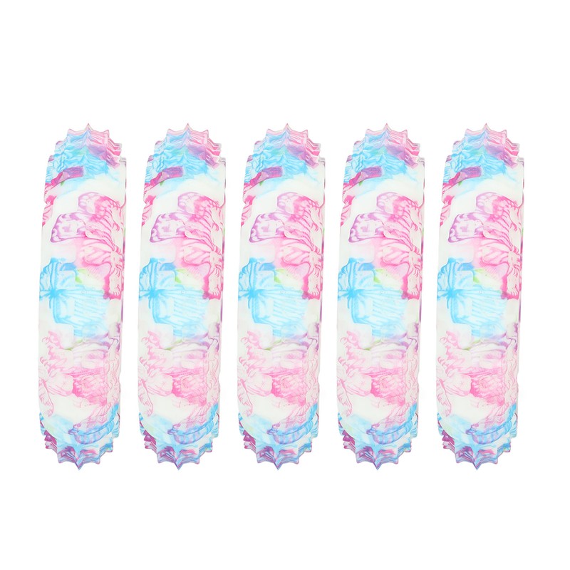 5PCS Round Hand Grip Ring Printed Silicone Fidget Toy Finger