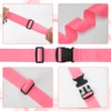 Kofferband Gurt,Luggage Strap, 4 Stück Koffergurte (Orange/Rosa/Blau/Grün, 4 Stück)