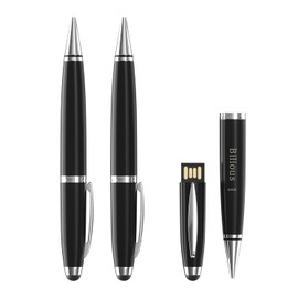 Bilious USB Flash Drive, USB 2.0 2PCS Thumb Drive Portable Pen Design USB Memory Stick, Waterproof Jump Pen Drive for Storage and Backup