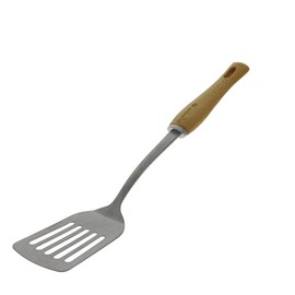 De Buyer B Bois Collection Kitchen Utensils Tools for the Kitchen Made in France (Flat Spatula Perforated)