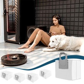 LWMTT 10 St1ck Staubbeutel f1r Roborock S8+/ S8 Pro Ultra/ S7 MaxV Ultra/ S7 Pro Ultra/ Q7+/ Q7 Max+ Staubsauger Absaugstation, 3L gro?er Kapazit?t Ersatzbeutel Zubeh?rset Staubsaugerbeutel Ersatzteile