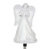 Solar Wholesale 1053-2 A Set of Two Frosty Praying Angels