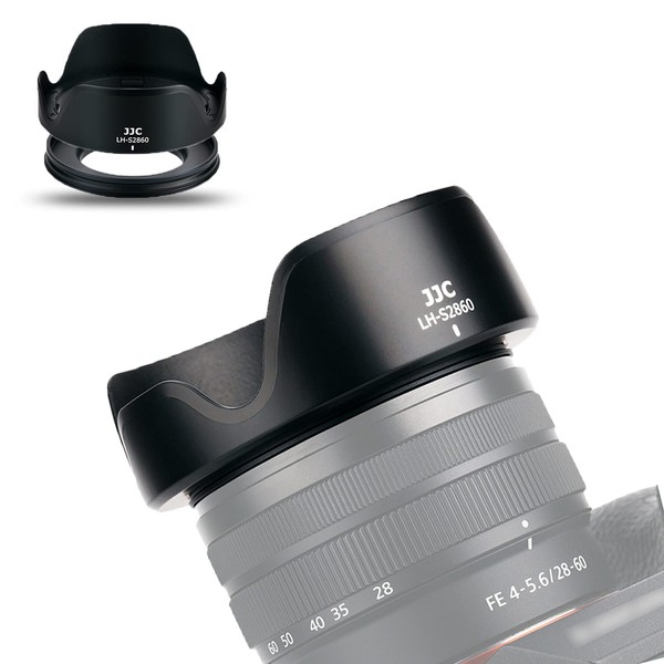JJC Reversible Lens Hood + Atabutter Link Compatible with Sony