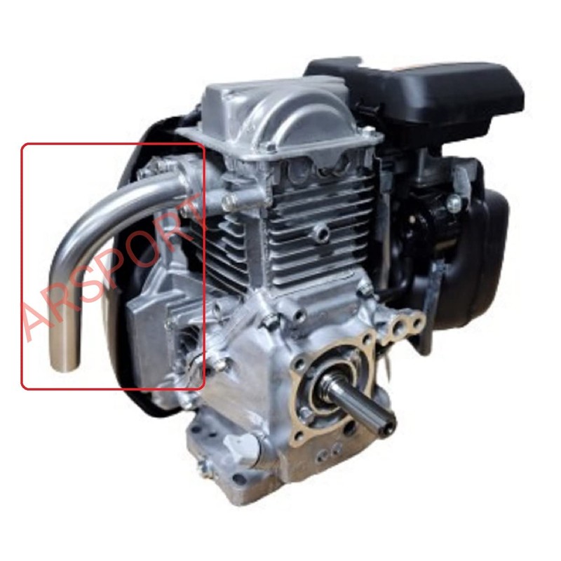 Straight pipe Exhaust Header for Hond GC160 / Hond GC190