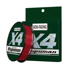 WUPUMAN PE Fishing Line, 4 Braided, No Fading, (150M, 300M, 500M, 1000M) (0.4, 0.8, 1, 1.2, 2.5, 3.5, 4, 5, 6, 7, 8, 9, 10) High Strength, Saltwater Fishing, River Fishing