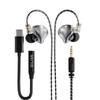 QILIAN QH3 in Ear Monitor Headphones, Includes 3.5mm Cable &