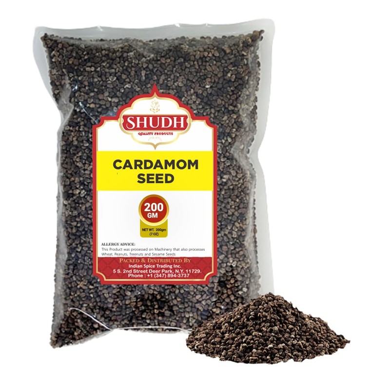 SHUDH Cardamom Seeds 200 Gram | All Natural | Vegan