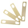 4Pcs Guitar Neck Shim Brass Material Heightening Gasket Set Musical