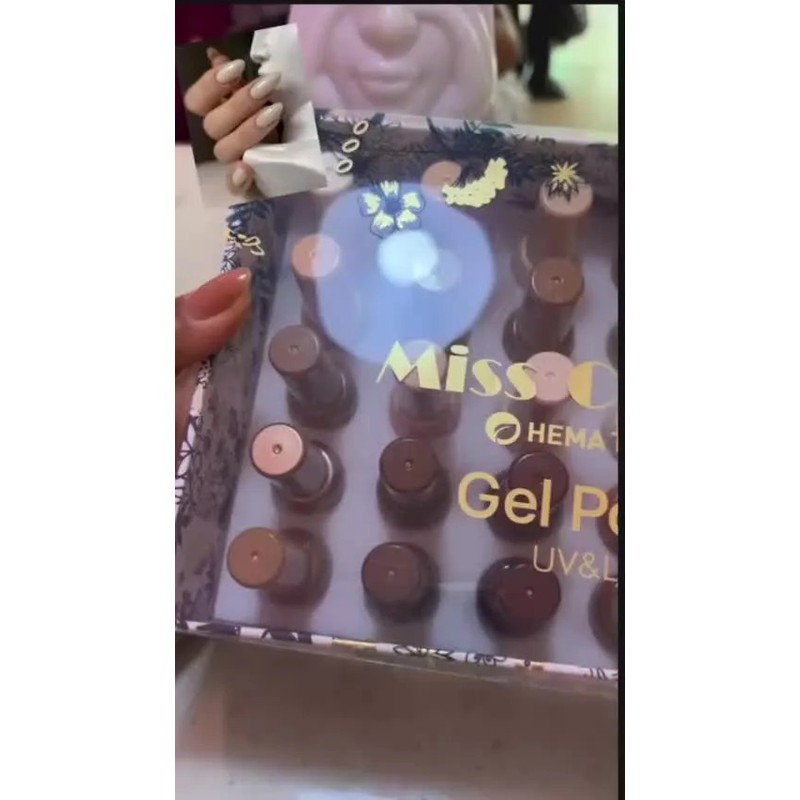 Miss Cherry Gel Semipermanente Gama 30pz Para Uñas 9ml