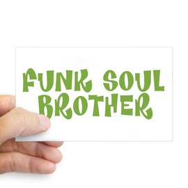 CafePress Funk Soul BRO Rectangle Sticker Rectangle Bumper Sticker Car Decal