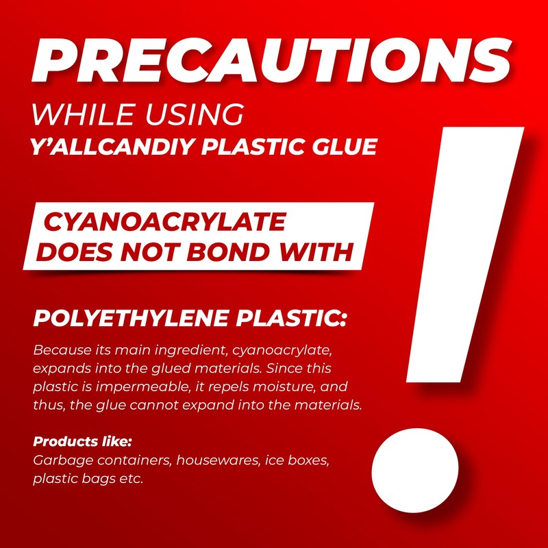 Y'allCanDiy Super Glue for Plastic 20g (0.7 oz) – Cyanoacrylate