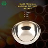 WHOLELIFEOBJECTS Bronze Kansa Vatki Cup- Bronze Kansa Natural Bowl- Ayurvedic