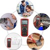 Insulation Resistance Meter Digital Ohmmeter Handheld Insulation Tester 0.1MΩ-2000MΩ Auto-Ranging