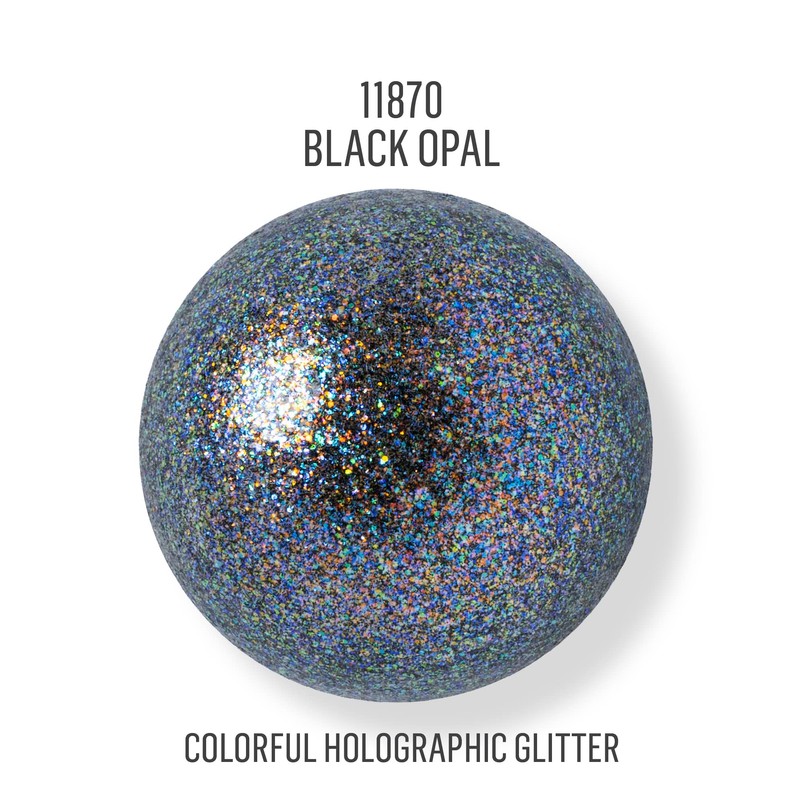 FolkArt Glitterific Fine Assorted Acrylic Craft Paints, Black Opal 2