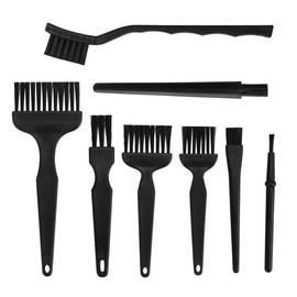 CENPEK 8-Piece Anti-Static Brush Set For PCB Board Cleaning Conductive Brushes For Component Repair Dust Removal Tools For Motherboards And Electronic Devices