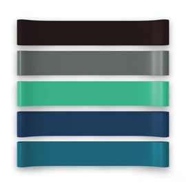 TnP Resistance Bands, Skin-Friendly Resistance Fitness Exercise Loop Bands with Choice of Resistance Levels - for Women and Men- Ideal for Home, Gym, Yoga, Training, Stretch Loop Physio (Set 1)