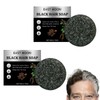 Lorenge Anti-Grey Bar for Men, Deep Cleansing, Improving Hair Condition,