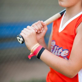 Softball Team Gift for Girl Bulk Teen Player Mom Coaches Hair Tie - Set of 12