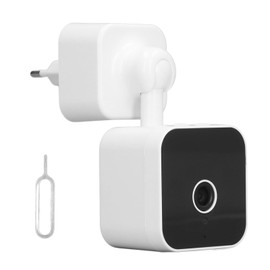 WIFI Home Security Camera ABS Clock Wall Plug in Camera Intercom Motion Tracking Detection WIFI Camera for Home Shop Office