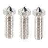 SIUTEC® Premium Volcano Copper Chrome Zirconium Nozzle Set of 3
