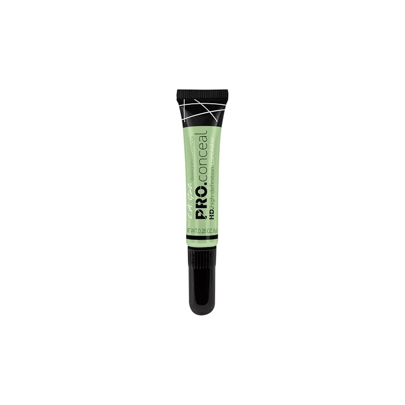 L.A. Girl - Corrector Pro Conceal HD, corrector verde, 0.28