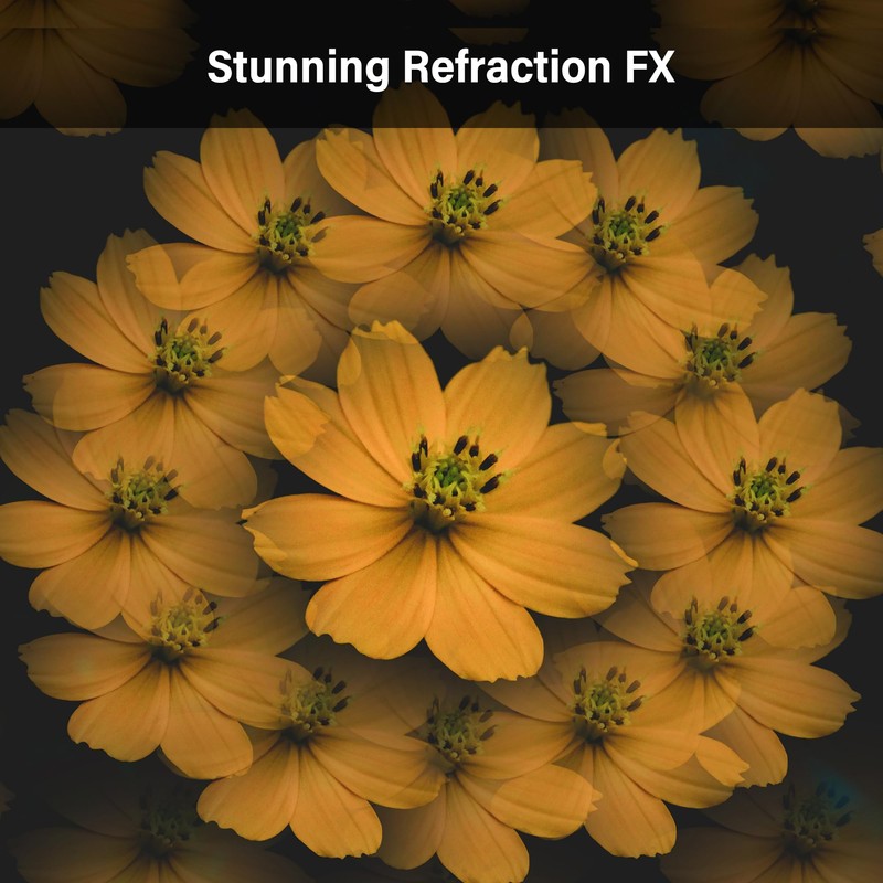 Walking Way Kaleidoscope Prism Lens Filter 77 mm Fractal Filter