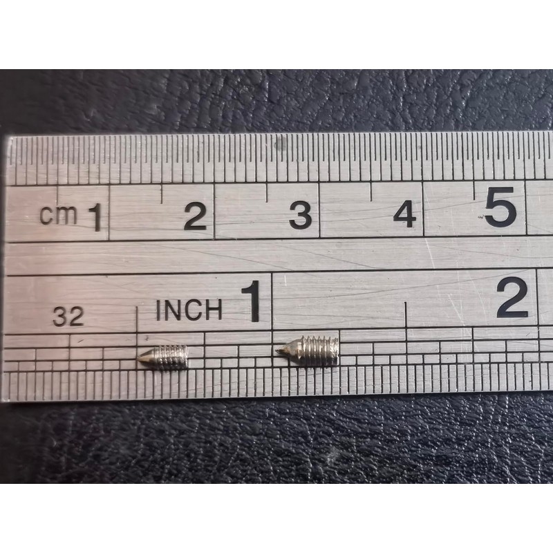 Tip Screws Pointed Cross Slot Leather Accessories for Belt Buckle