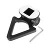 X AUTOHAUX 2 Set Universal Black Triangle Shaped Car Tow