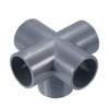 PATIKIL 32mm 5 Way Elbow Pipe Fitting UPVC 1pc Joint
