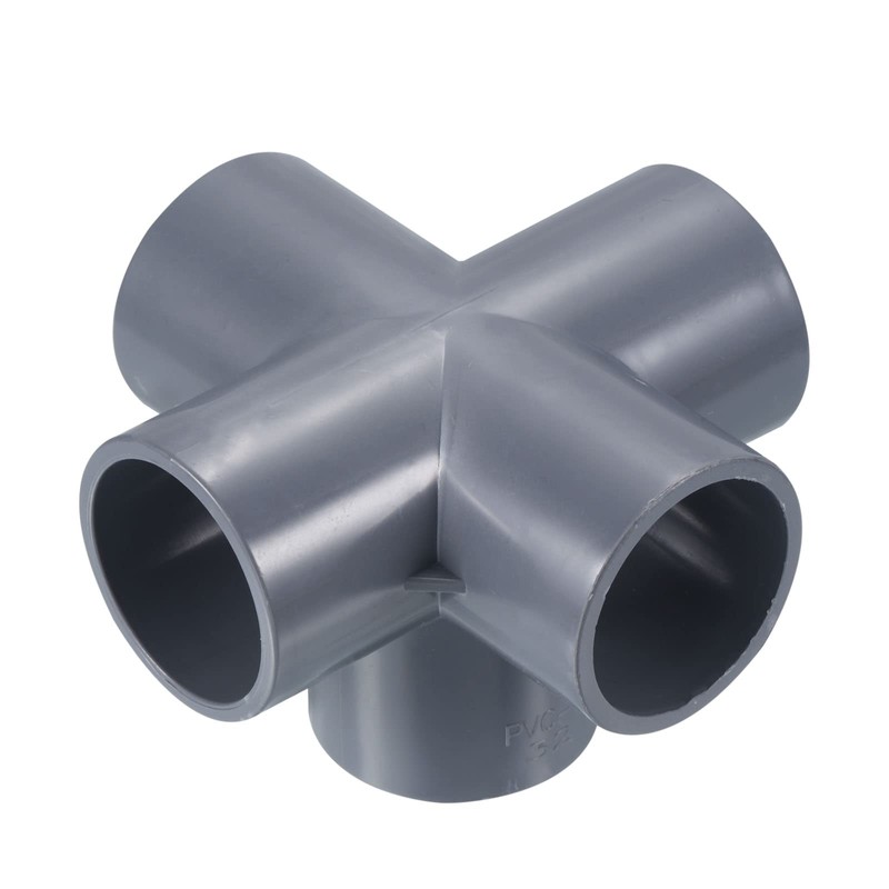 PATIKIL 32mm 5 Way Elbow Pipe Fitting UPVC 1pc Joint