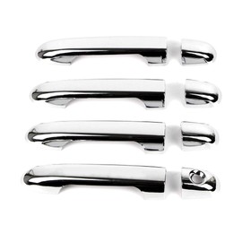 Dreamseek 8Pcs 4 Door Handle Cover Compatible with Hyundai Sonata NF 2007 2008 2009,Elantra 2007-2010,Kia Soul 2011-2013 Exterior ABS Molding Protector Trim (Chrome Plated)