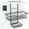 REINHARDT Shower Caddy Hanging Adjustable, Extended Length Rustproof Shower Caddy