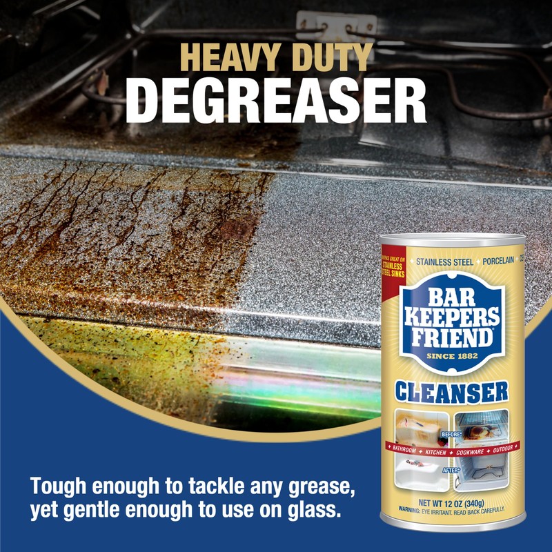 Bar Keepers Friend Powder Cleanser (2 x 12 oz) Multipurpose
