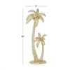 Deco 79 Polyresin Tree Decorative Sculpture Palm Home Decor Statue,