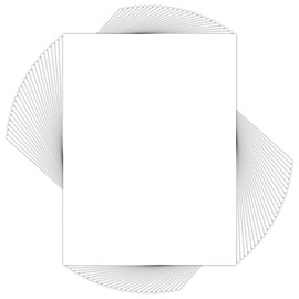 Mat Board Center, Pack of 25, 12x16 White Backing Boards, 4-Ply Thickness Cardboard for Picture/Photo/Framing Back Support