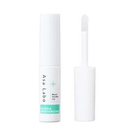 Asa Labo Moist Volume Lip, Plump Volume, Moisturizing, Ruddy Feel, Transparent, Asabo Lip Gloss, 0.2 fl oz (5 ml)