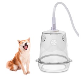 FURGUARD Dog Inhaler Mask, Oxygen Mask for Medium Dogs, Pet Oxygen Mask and Tube, Suitable for Medium Dogs (Accessories Not Included) (M)