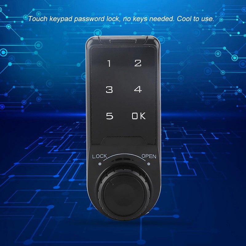 Code Security Touch Digital Keypad Electronic Deadbolt Lock Password Key
