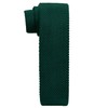 DonDon Men's Knit Tie handmade Dark Green